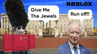 I SNUCK into Buckingham Palace in ROBLOX!