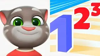 Talking Tom Cat VS Number Master - Best Android Gameplay, Mobile Games