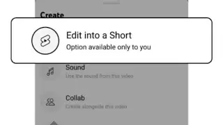 YouTube Update | Convert long-form videos in shorts with one tap! #youtubeupdate
