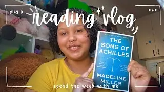 A slow+mood reader attempts to finish 'The song of Achilles'| Reading Slump?| Reading vlog