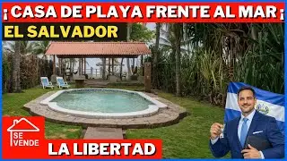 &iexcl; DESPIERTA FRENTE AL OC&Eacute;ANO !   CASA DE PLAYA EN VENTA EN EL SALVADOR