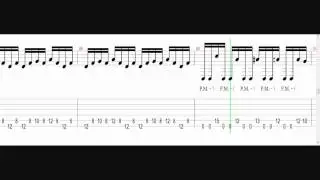 Black Viel Brides - Knives And Pens (Guitar Tab Video!)