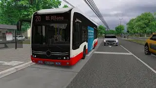 Addon Hamburg | OMSI 2 | 20 to BF Altona | Mercedes-Benz eCitaro | No Commentary
