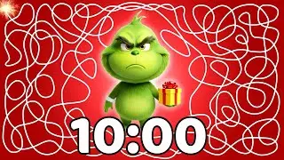 10 Minute [CHRISTMAS] Timer 💥🎄 | Grinch Timer | Merry Christmas Countdown Surprise!