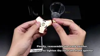 SUNKONG hand spinner bearing cleaning
