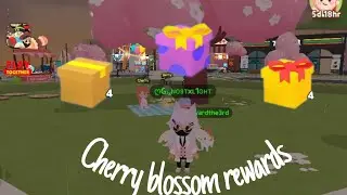 Opening cherry blossoms reward boxes 🌸| Play together