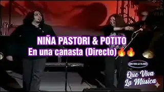 Ni&ntilde;a Pastori y Potito &ndash; En una canasta (Directo) | Chaboli al teclado #quevivalam&uacute;sica