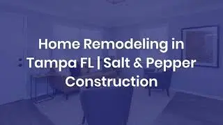 Home Remodeling in Tampa | Salt & Pepper Construction #remodeling #tampafl #bathroom #dreamhome