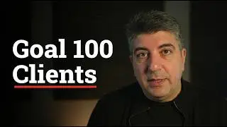Goal 100 Clients, using sales funnel&rsquo;s conversion rates to implement traction channels @brulz-com 