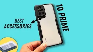 Best Accessories For Redmi 10 Prime || cover,screen guard,skin,camera lens protector ||