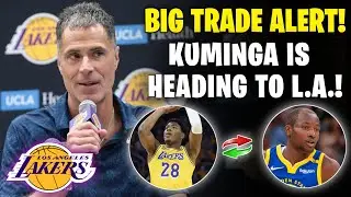 🚨LAKERS STRIKE AGAIN! KUMINGA IS HEADING TO L.A.! 🔥🏀 BIG TRADE ALERT! 💜💛