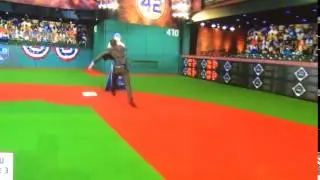 Eric Byrnes recreates dirty Chase Utley slide