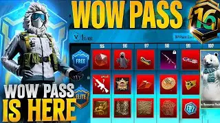 New Wow Pass Leaks | A16 Wow Pass 1 To 50 Rewards | Wow Pass Big Change | PUBGM