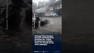 Viral Lapangan Bangsri Jepara Banjir, Puluhan Motor Terendam