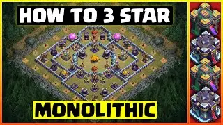 How To 3 Star Monolithic Clash of Clans | COC Monolithic | (Clash of Clans)