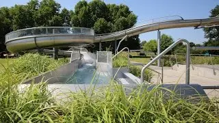 offene Riesenrutsche :: Edelstahlrutsche | Freibad WieTalBad Wiesloch