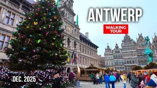 Winter in Antwerp 2025 🇧🇪 | Christmas Markets by Day (Until 4 Jan 2026) &ndash; 4K
