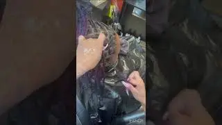 Locs coloring, retwist and style @lovet&rsquo;locs#locscolor#locsstyles#retwistandstyle