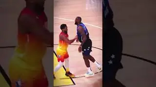 Lebron got injured 😔 #basketball #nba #highschool #dunk #lebron #nbaallstar #nbaallstargame