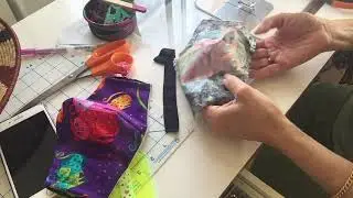 3 min Attaching the aluminum nose bridge wire inside a Mask.