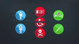 Страхование жизни от несчастного случая и болезней инфографика