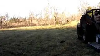 Four wheel drive zero radius turn mower