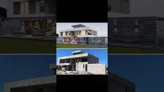 modern house front view design vs reality of execution #civilengineer #emosculp