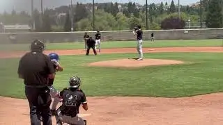 Fastball and slider in game.