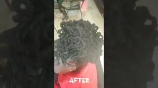 the wool loc before and after