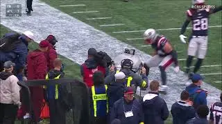Jaylinn Hawkins interception off Carlton Davis PBU - Patriots vs Raiders - NFL Week 1 2025