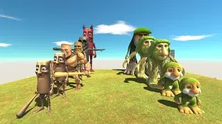 Brainrot Animals Memes Growing Tung Tung Tung Sahur VS Growing Brr Brr Patapim in ARBS
