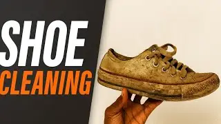 How to wash your dirty white sneakers (shoes) #funny #viral  #shoecare #asmr #sneakers 