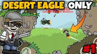 Desert Eagle Only Challenge in Mini Militia #1
