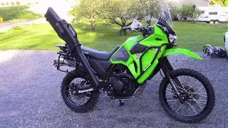 Dual sport/Adventure bike hunting set up on the KLR 650