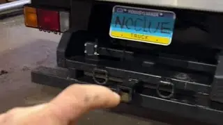 Modified the departed angle on a box truck