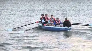 Vartry Rowing Club training within the confines of Wicklow Harbour.