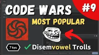 Disemvowel TROLLS - Codewars Popular Katas SOLVED #9