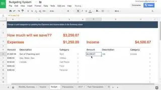 Budgeting System Tutorial