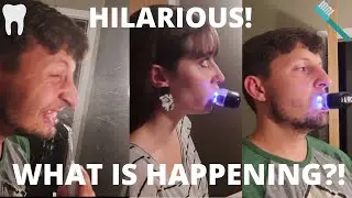 Waterpik & Go Smile Blu Toothbrush Unboxing & First Impressions | Hands Free Toothbrush | HILARIOUS