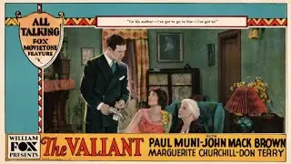 The Valiant (1929) | Remastered in 4K | Paul Muni's Stunning Film Debut