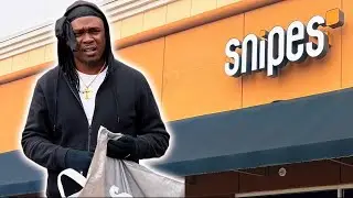 Day in the life: First time at snipes! Check out what I bought!