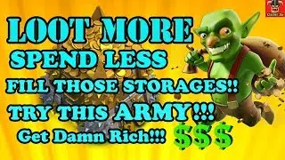 How to get huge big dark elixir loot in coc th9 -Best farming strategy th9 2018-Clash Of Clans