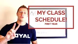 MY CLASS SCHEDULE! 1ST SEMESTER OF DENTAL SCHOOL