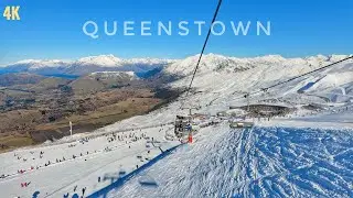 Coronet Peak Ski Field Queenstown New Zealand Winter 2022 4K | New Zealand Walking Tour