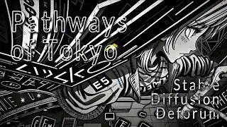 Pathways of Tokyo | 4k Stable Diffusion Deforum Animation