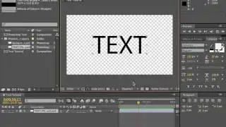 After Effects 101 Tutorial  | Animating TEXT Part 5