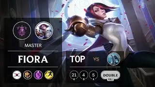 Fiora Top vs Volibear - KR Master Patch 9.13