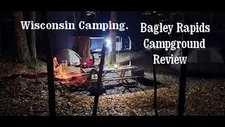 Wisconsin Camping / Bagley Rapids Campground Review #truckcamping #truckcamper #bagleyrapings