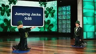 Ellen and Kristen Bell Play a St. Patrick's Day Version of 'Heads Up!'
