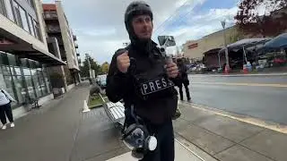 Seattle Journalist Brandi Kruse  is Assaulted by Antifa Soy Boy/Girl in Portland